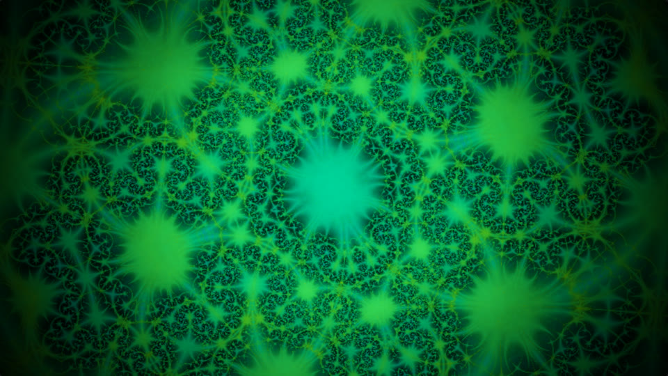 Fractal zoom scene
